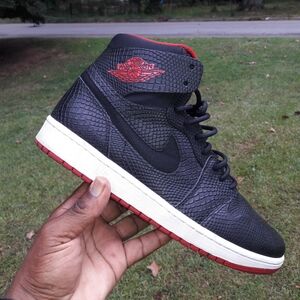 Nike Air Jordan 1 Retro Red and Black Sneakers
